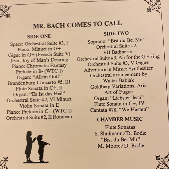 CD🌿🌼🎶Mr Bach Comes to Call. 🎶🌼🌿Studio Arts Orchestra Toronto Boys Choir 🌿 - Picture 2 of 4